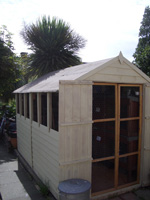 One of the sheds